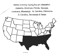 Fire ant distribution, solar ant charmer