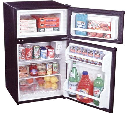 Dorm Sized energy star efficient refrigerator